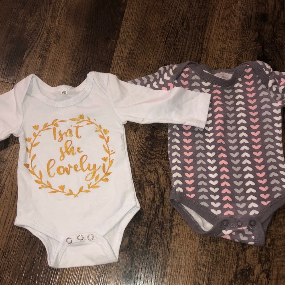 3-6 month onesies